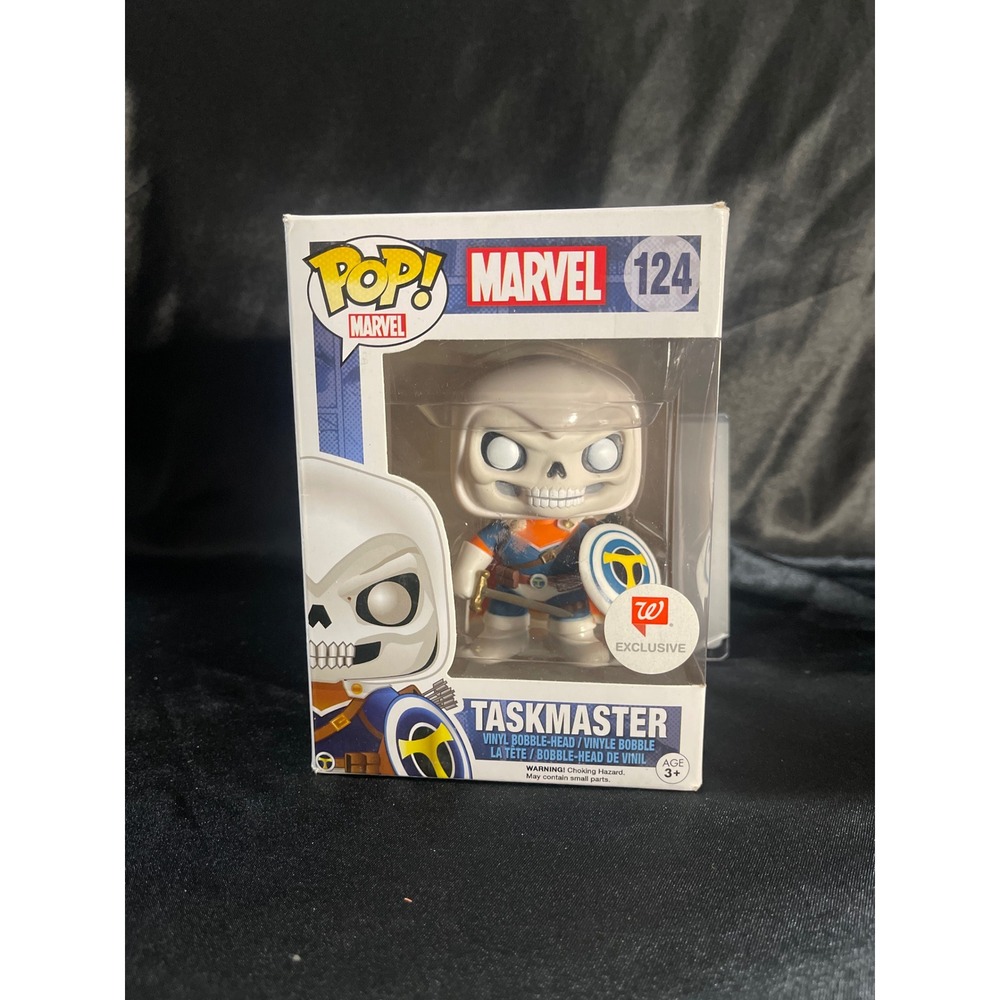 Funko Pop Marvel Taskmaster 124 Walgreens Exclusive Vinyl Bobble-Head Figure‎